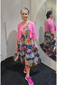 Glam: Crop Jacket Pink