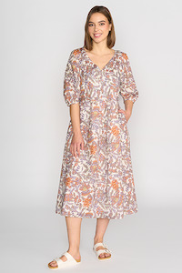 18: V Neck Dress Tuscany