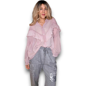 Frill Tunic Baby Pink