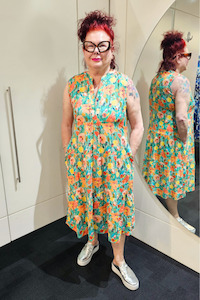 Glam: Everly Dress Green