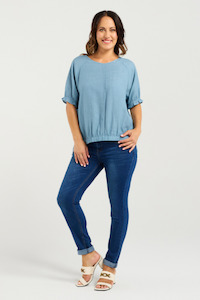 Ella Top Blue