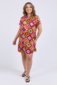 12: Rhode Dress Geo Print