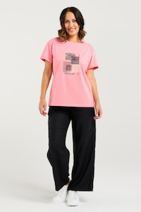 16: Livia T-Shirt Pink