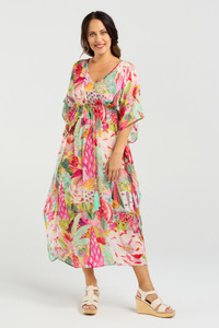 Sonya Dress Blossom Pop