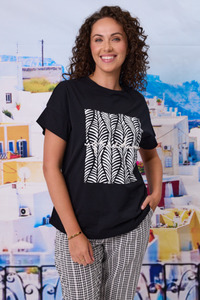 Freedom T-Shirt Black/White