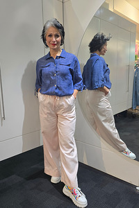 Saffra Relax Leg Jean Pink
