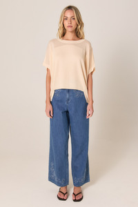 12: Esther Knit Top Natural
