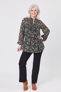 20: Liz Top & Singlet Bouquet Print