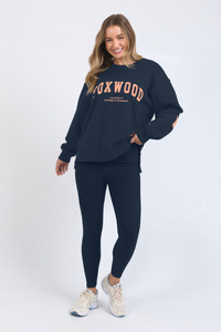 Interval Crew Navy Peach
