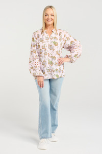 Willow Blouse Faded Floral
