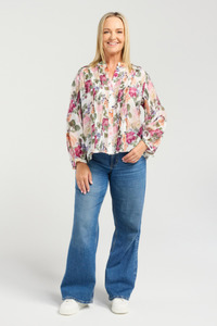 Seduce: Fern Blouse Painters Garden