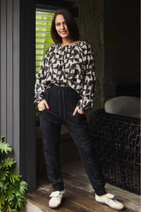 Drop Pocket Pant Black