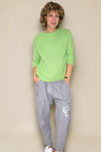 Mohair Blend Sweater Green