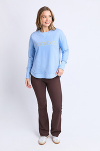 10: Simplified Metallic Crew Blue Lemon
