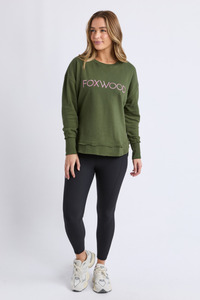 14: Simplified Metallic Crew Olive