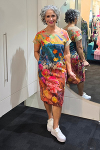 Round Neck Dress Autumn
