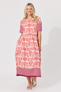 Madonna Dress Pink Persian
