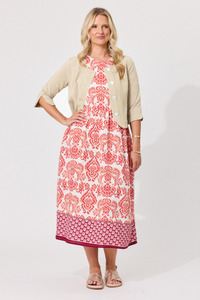 Amalfi Linen Jacket Oatmeal