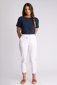 Denver 7/8 Pant White