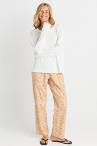 8: Bradford Knit Top White