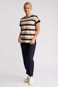 10: Thea Top Multi Stripe