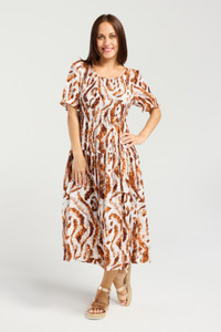 Seduce: Fallon Dress Bronze Mist