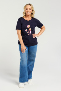 Lara T-Shirt Blue