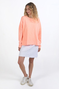 Jayne Throw On Top Neon Peach