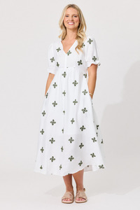 Bex Dress White Clover