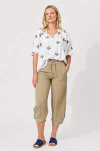Gianna Top White Clover
