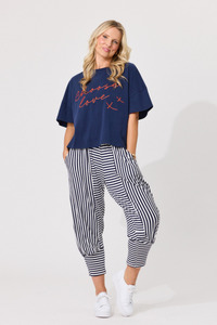 Choose Love Tee Navy