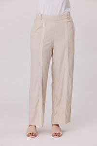 Pants Tights And Skirts: Havana Linen Pant Natural