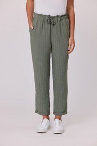 Haven Stripe Pant Khaki