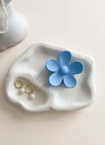 For Her: Large daisy -Azure