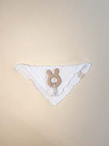 Bibs Scrunchies: Muslin bunny teether ®
