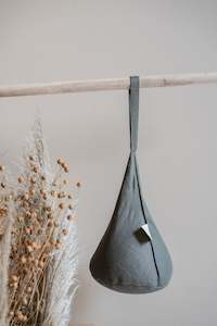 Decor: Linen Door Stop ® -Forest