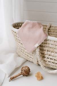 Linen/Towelling Dribble bib ® - Ballet