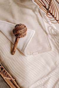 Burp Cloths: Burp Cloth -Oatmeal ®