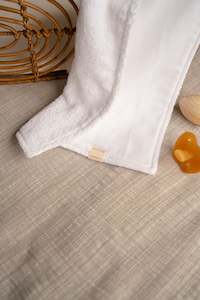 Burp Cloth -White ®