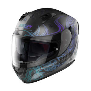Helmets: Nolan N60-6 Full Face Helmet - grey/violet