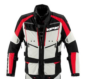 Mens Road Jackets: ** Spidi 4Season Jacket - red/black - SALE