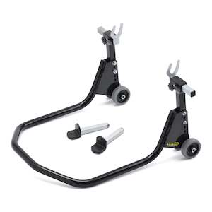 Bike Stands Lifts: DRC Street Bike Rear Paddock Adjustable Stand - Black