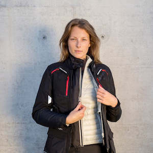Womens Road Jackets: ** Spidi 4Season Ladies Jacket - black - SALE