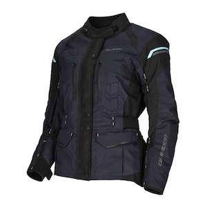 Jackets: Dririder Compass 4 Ladies' Jacket - Navy / Sky Blue