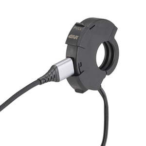 Parts Accessories: Givi S120 USB/USB-C handlebar mounted power socket