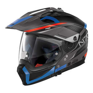 Nolan N70-2 X Adventure Helmet - black/ red / blue - XXL only