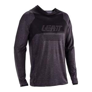 Jerseys: Leatt 4.5 Lite Jersey - Stealth Black / Grey