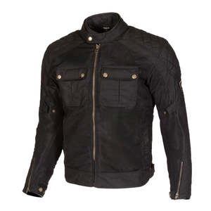 Mens Road Jackets: Merlin Shenstone II Techwax Jacket Black