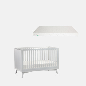 BUNDLE DEAL Abella Cot + Growbright Foam Mattress Bundle - SAVE 10%