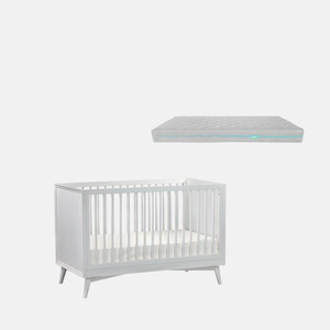 BUNDLE DEAL Abella Cot + Growbright Airnest Mattress Bundle - SAVE 10%